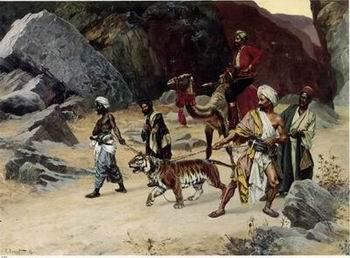  Arab or Arabic people and life. Orientalism oil paintings 122